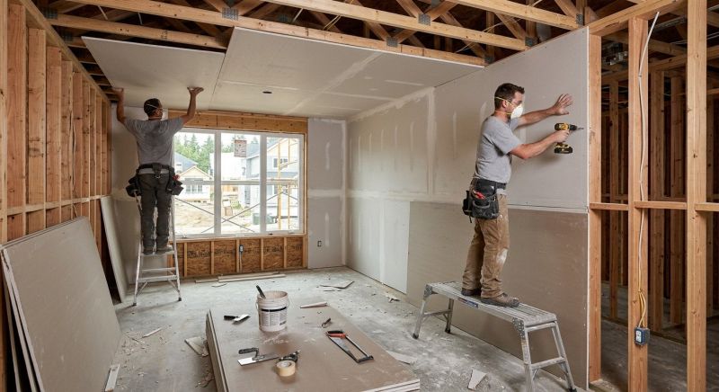 Bedroom Drywall Installation in Kansas City, MO